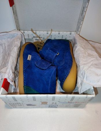Chaussures bottillons Kickers sabio taille 24 bleu