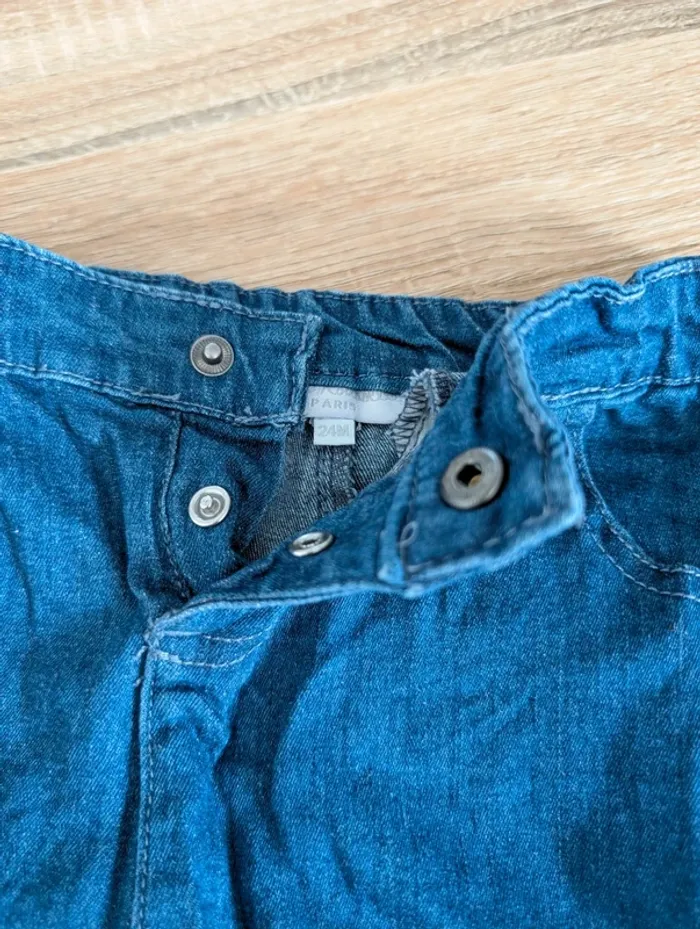 Short jeans bleu - photo numéro 4
