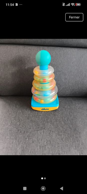 Jeux Chicco - Anneaux à empiler 