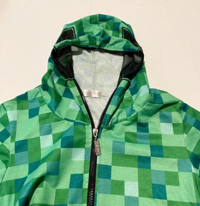 Lot Minecraft garçon – 8/10 ans – 2 t-shirts + 1 veste Creeper - photo numéro 2