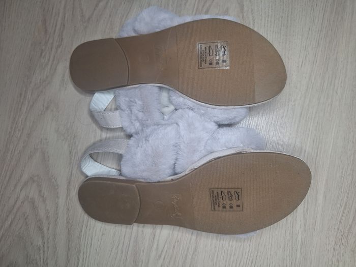 Sandales fourré femme taille 39 neuf - photo numéro 2
