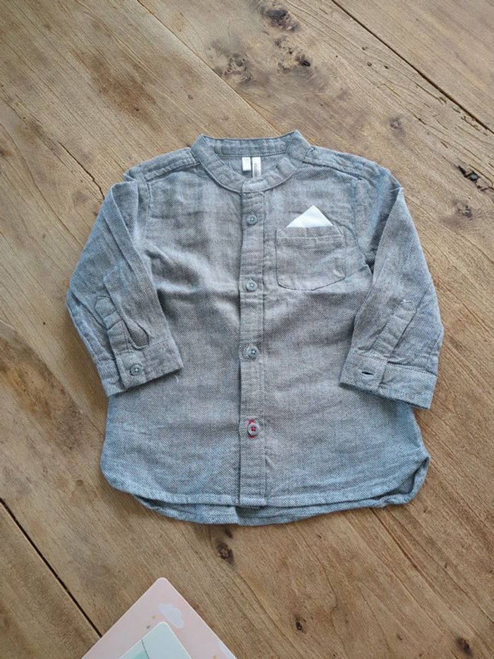 Chemise grise orchestra 12mois - photo numéro 2