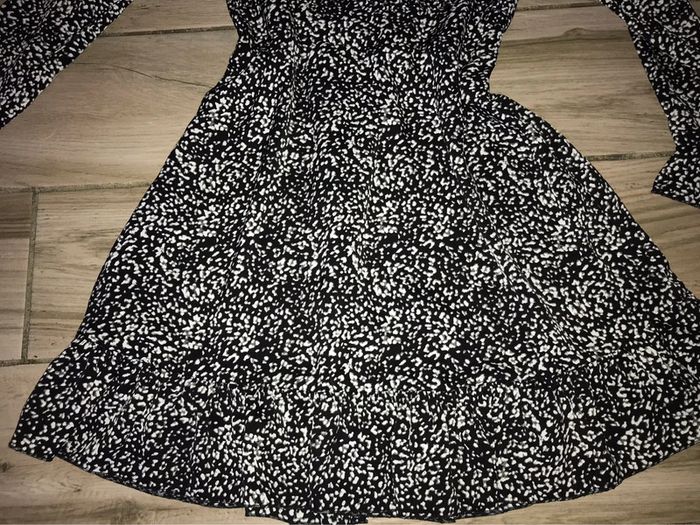 Robe noir imprimé ikoone & Bianka L - photo numéro 3