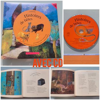 Livre avec CD, Un livre / Une voix, Actes Sud Junior : Histoires de bêtes
