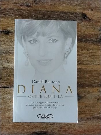 Livre "Diana cette nuit-là" de Daniel Bourdon