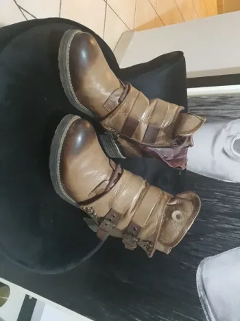 Boots tout cuir