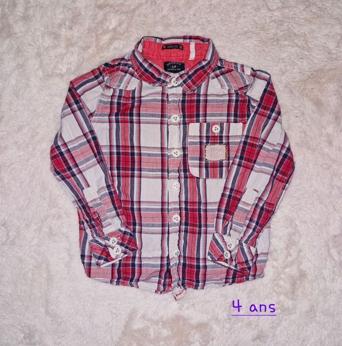Chemise garçon 4 ans
