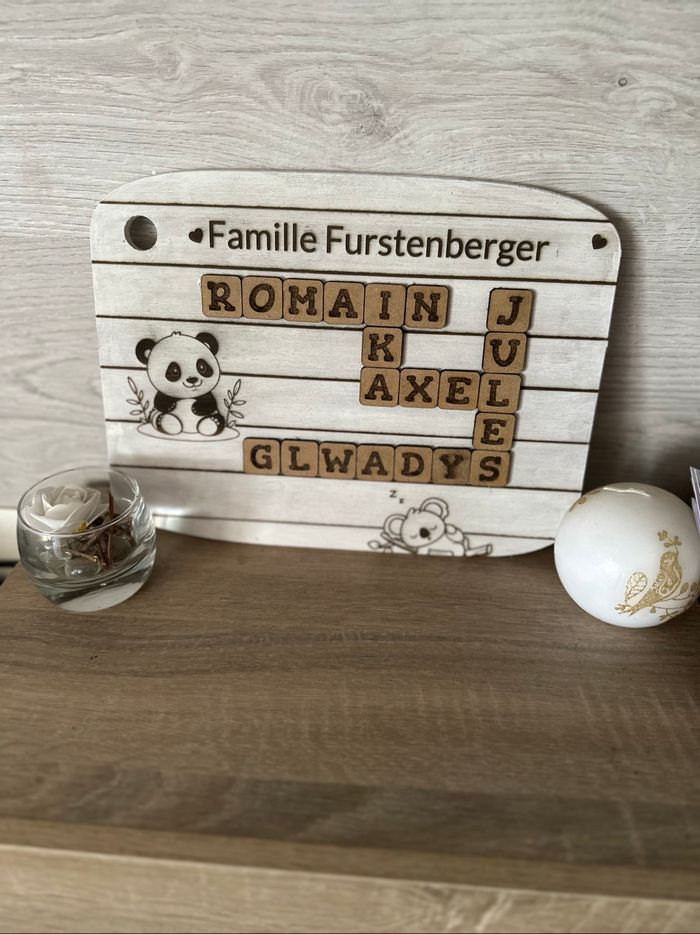 Planche Scrabble famille
