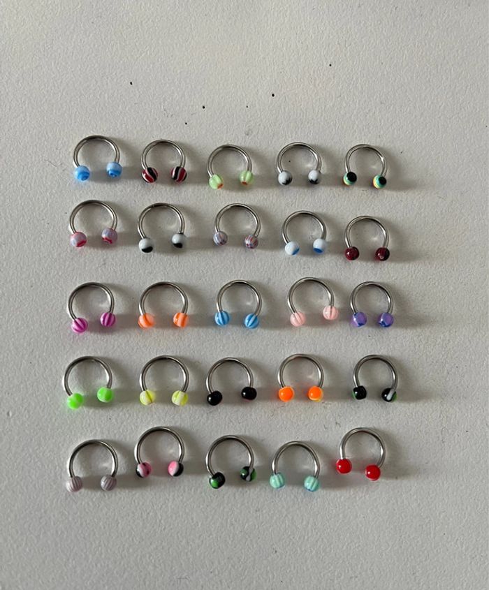 Lot de piercings neuf