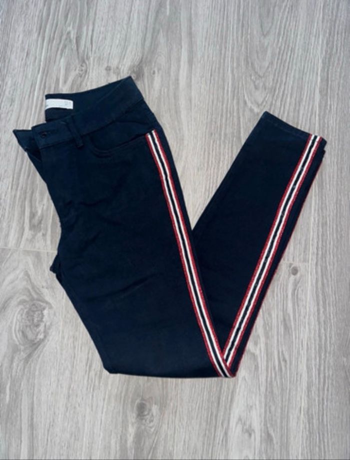 Pantalon/jeans marine Zara Taille XS