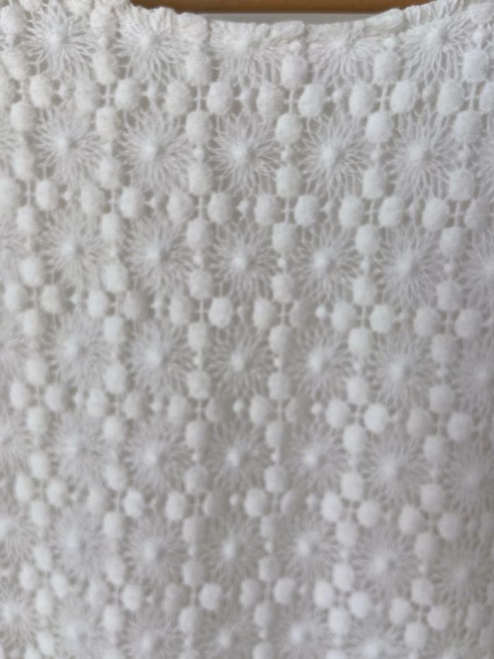 Robe en lin et dentelle blanc cassé Cyrillus 14 ans - photo numéro 4