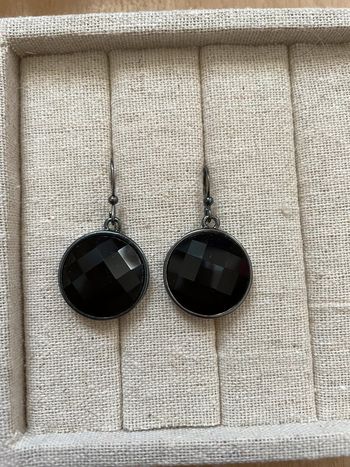 Boucles d’oreilles noires