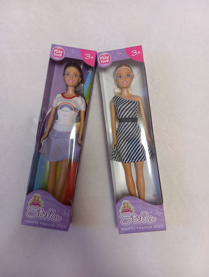 Lot poupées stella