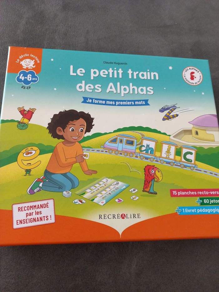 Le petit train des alphas éditions récréalire jeu