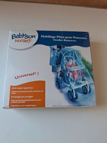 Habillage pluie pour poussette