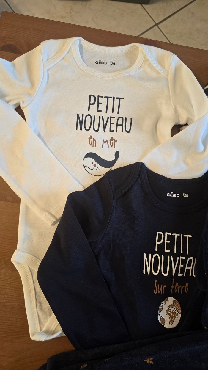 💙 bodies ml et pyjama 36mois /3ans garçon 💙 - photo numéro 3