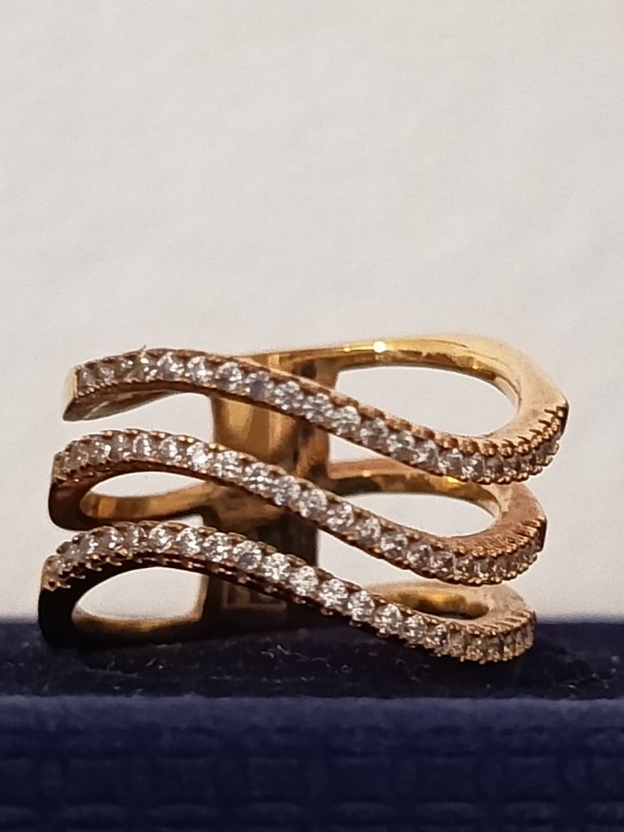 Bague plaqué or. - photo numéro 2