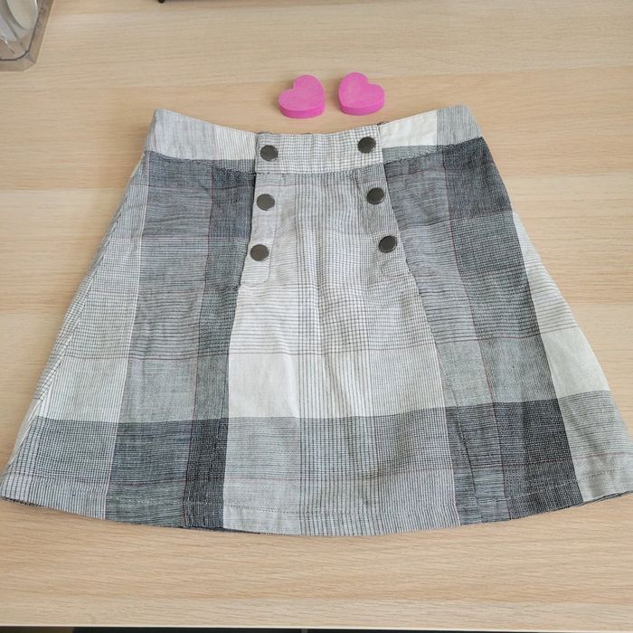 Jupe motif jaquart fille 6 ans Orchestra