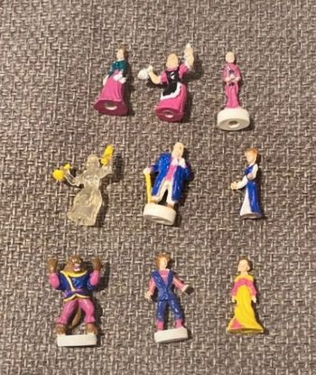 Lot figurines La Belle et La Bête vintage 