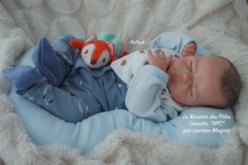 Arthur poupée bébé Reborn authentique 