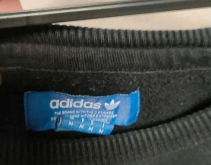 Pull adidas noir - taille M - photo numéro 3