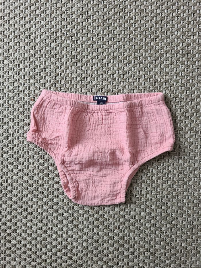 Robe sans manche avec culotte assortie rose poudrée - 12 mois - photo numéro 9