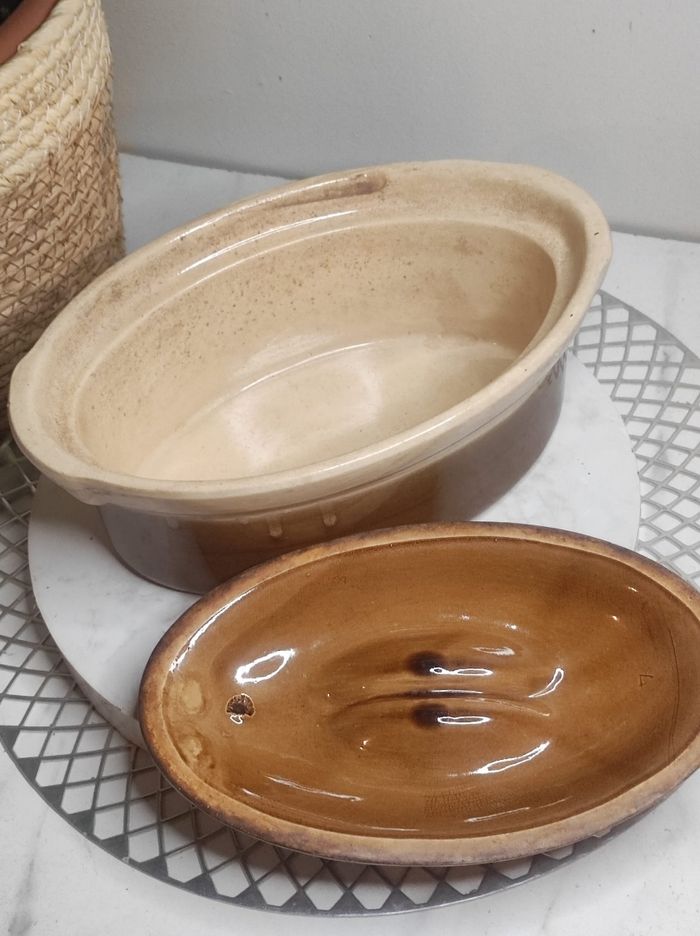 Grande terrine en grès vernissé - photo numéro 2