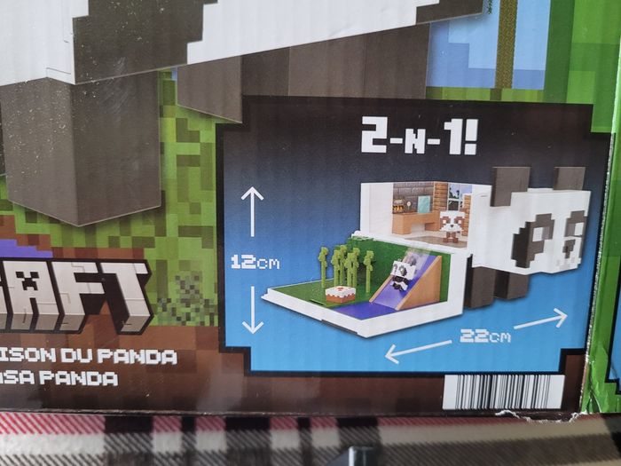 coffret maison panda minecraft (12e) - photo numéro 5