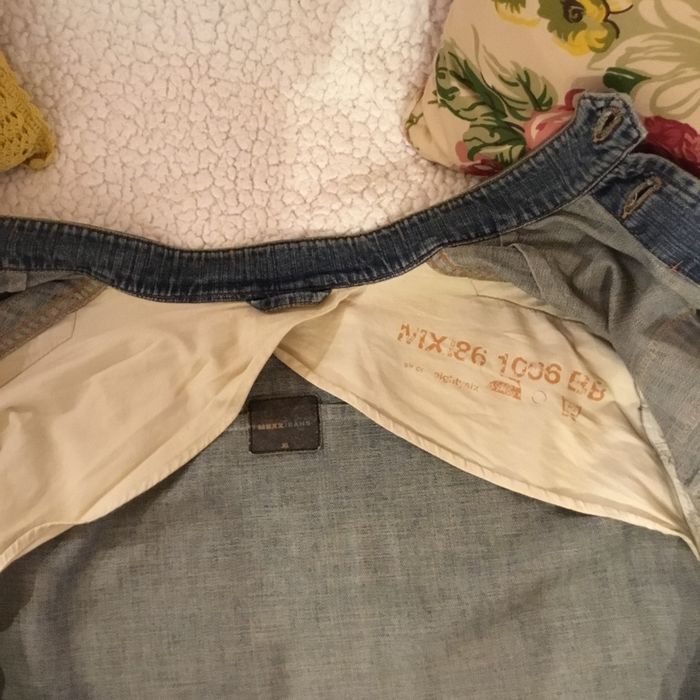 Veste mi longue en jean - photo numéro 4