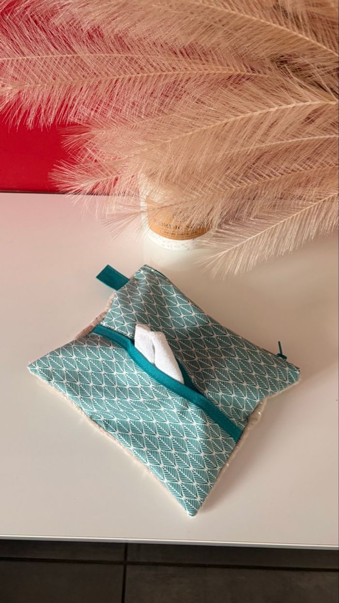 Pochette lingettes lavables