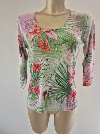 Haut manches 3/4 taille L