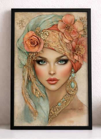 Image effet 3D femme 