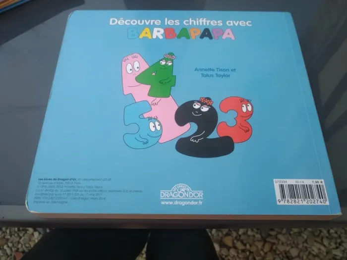 Livre Cartonné Barbapapa Les chiffres - photo numéro 2