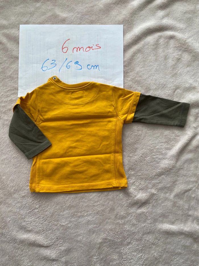 Lot 6 T-shirts manches longues - Disney, Orchestra, Catimini et autres - 6 mois - TBE - photo numéro 7