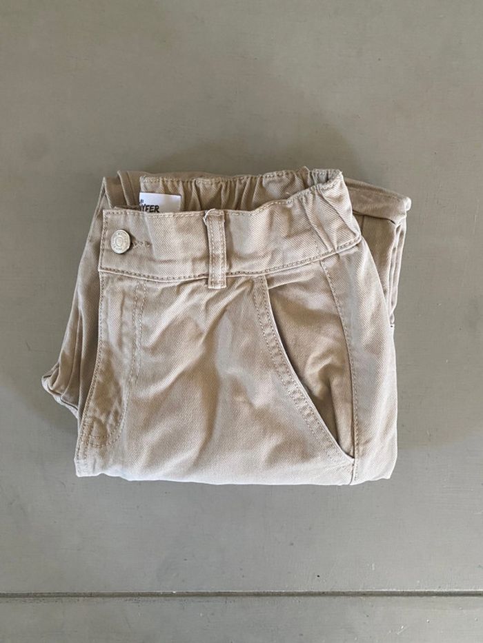 Pantalon cargo Jennyfer beige taille 36 - photo numéro 19