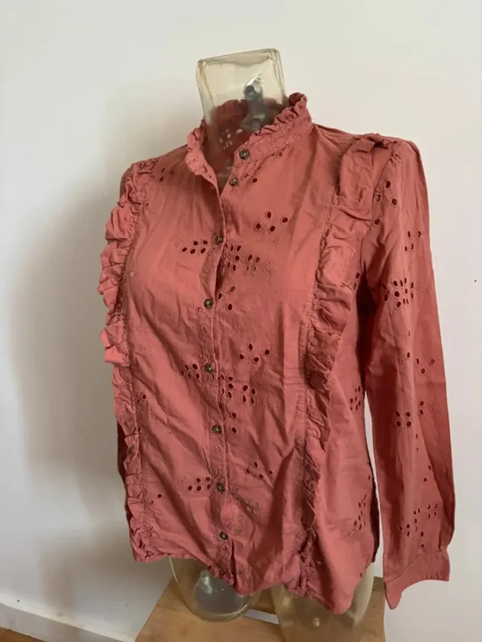 Chemise broderie anglaise - photo numéro 3