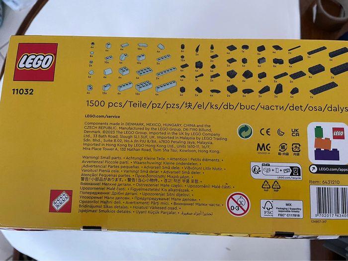 Boîte Classic Lego 11032 Neuve (1500 pièces) - photo numéro 10