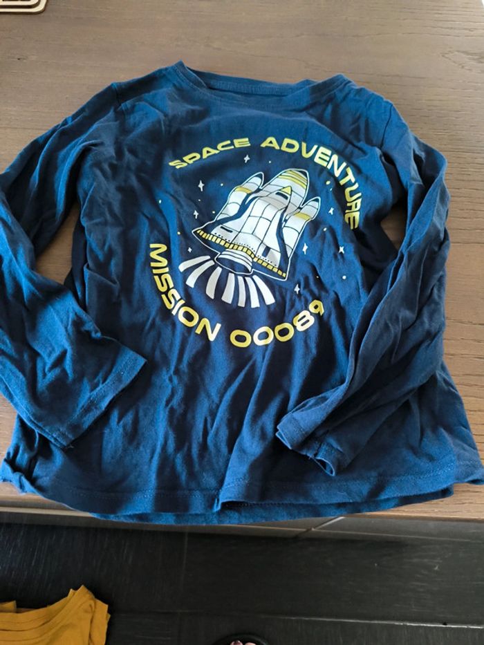 T-shirt manches longues espace fusée