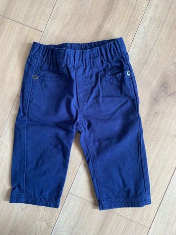 Pantalon 6 mois marine