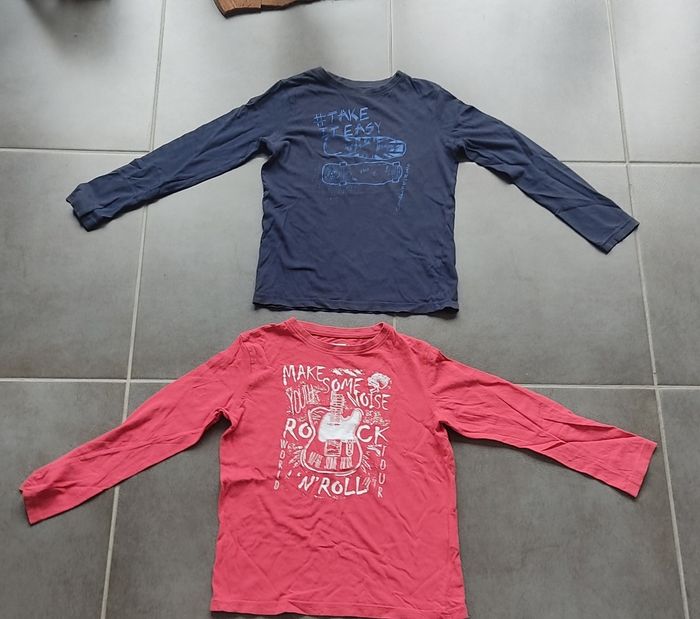 Lot 2 Tshirts rock ans Roll et skate 8 ans In extenso - photo numéro 2
