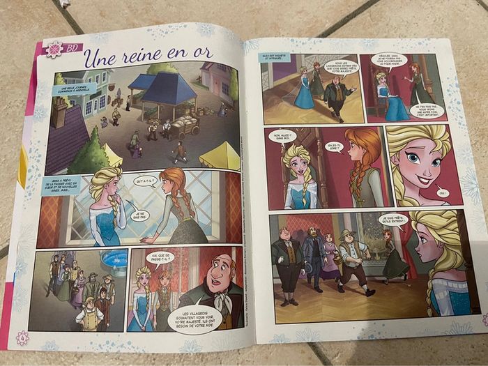 Carnet bloc à gratter et magasine reine des neiges - photo numéro 5