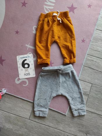 Lot de 2 sarouels mixte 6 mois