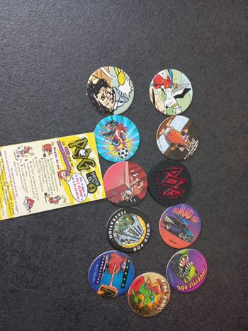 POG, lot de 11 avec règle du jeu 