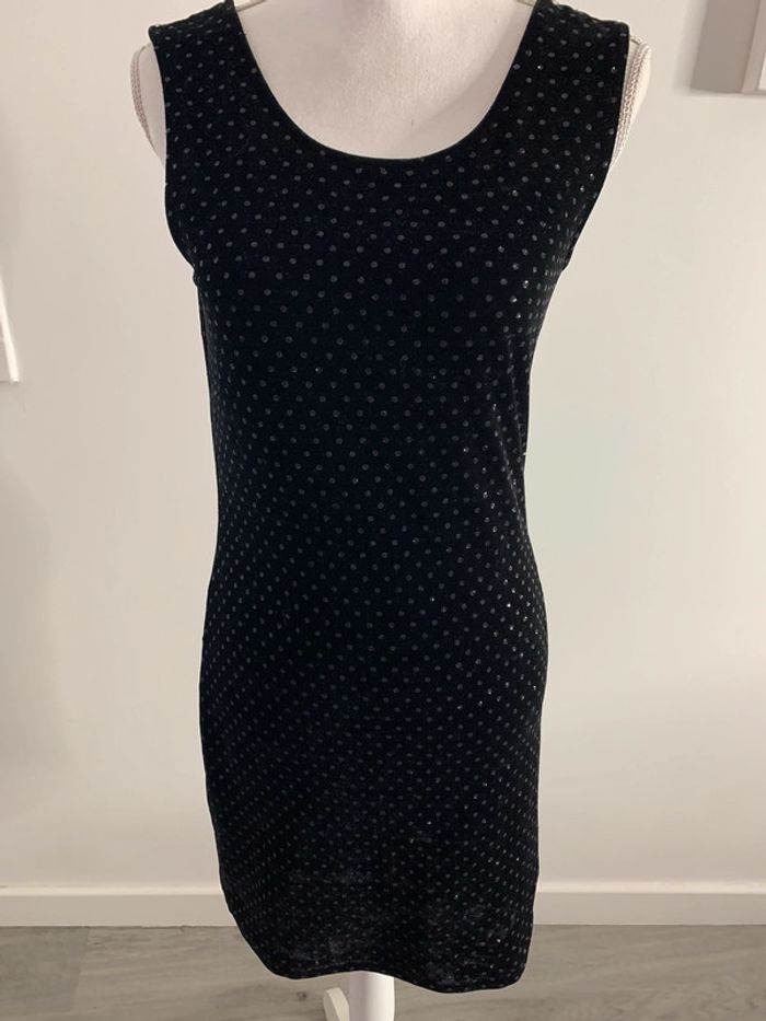 Robe en velours noir et argenté Kiabi T36 Kiabi Beebs by Kiabi