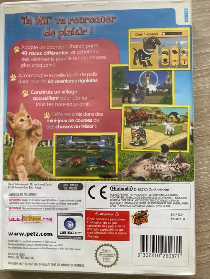 Jeu wii Catz en très bon état - photo numéro 3