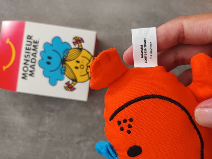 Mini peluche Monsieur Madame - photo numéro 2