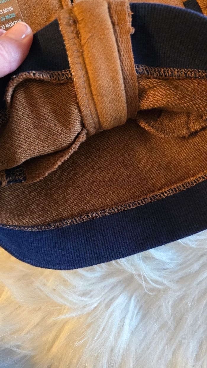 NEUFS (non portés)🏷🏷💙🤩 ensemble sweat zippé et pantalon de jogging 23 mois garçon 🤩💙 - photo numéro 3