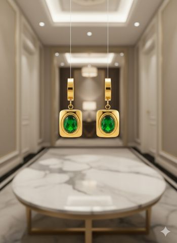 🌹💎pièce unique : boucles d'oreilles d'exception, le luxe à votre portée !