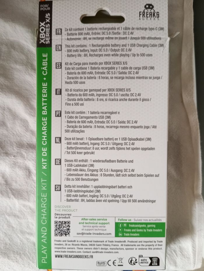 Kit batterie Xbox série - photo numéro 2