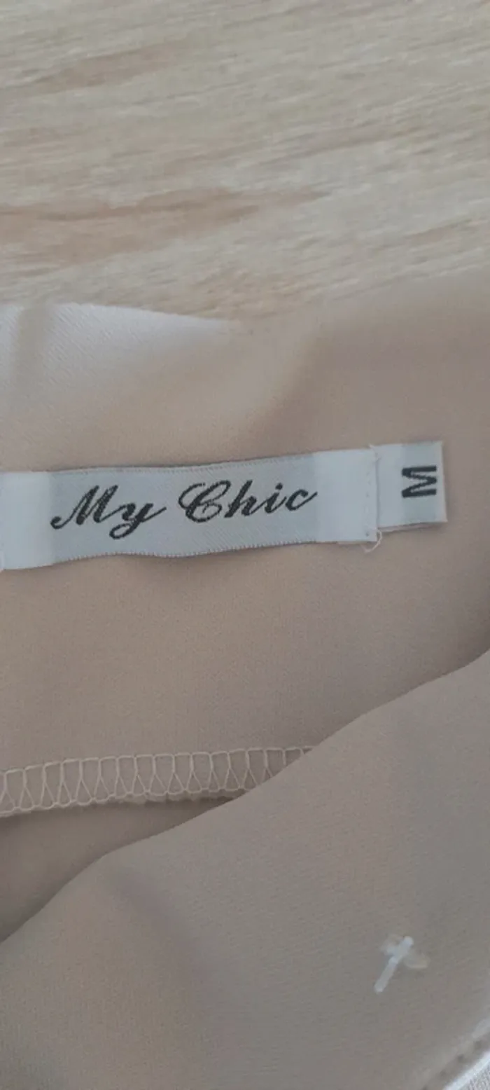 Pantalon tailleur beige - photo numéro 9